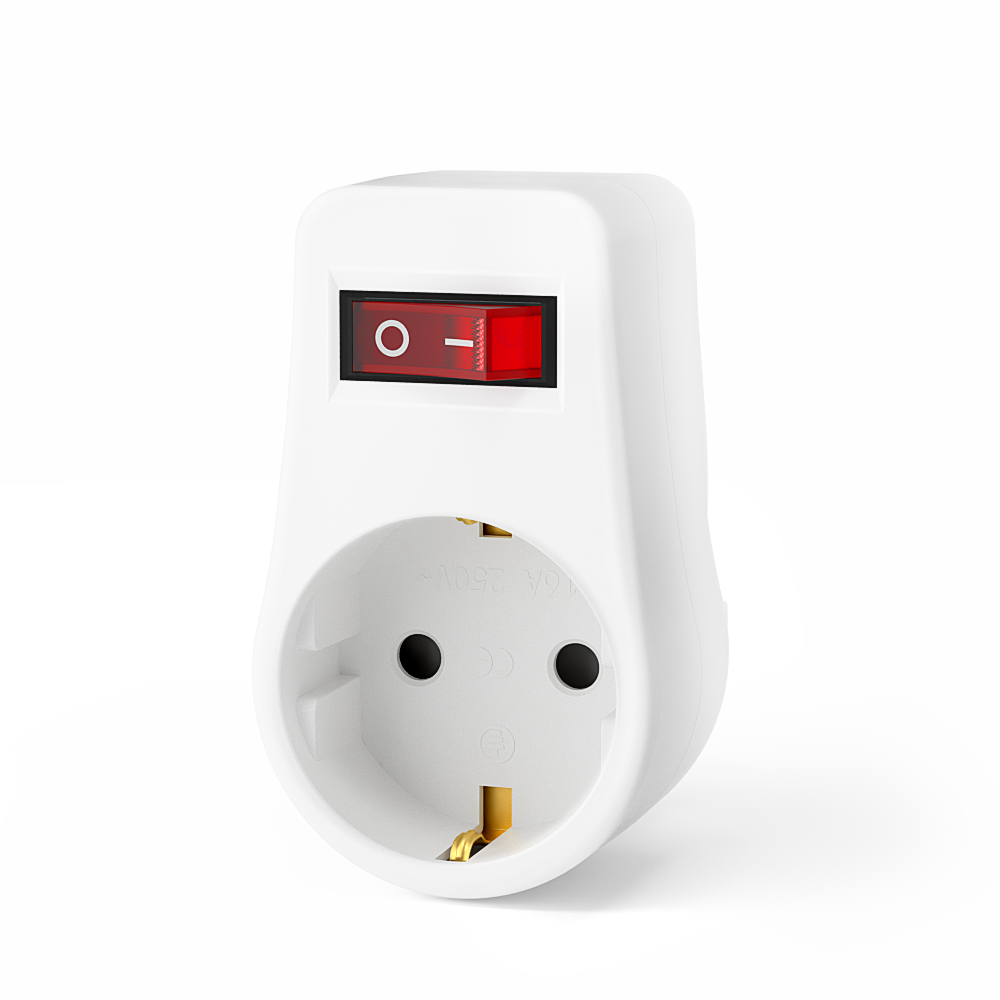 GlamPiece Adapterstecker mit Schalter